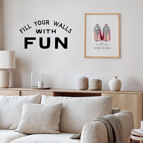 Religious Wall Art & Decor - Christian Gift for Woman - spiritual Wall Decor Motivational poster - Teen Girl Bedroom Decor - Glam Fashion Wall Decor- Inspirational Quotes Faith Wall Art - God Wall Art in Saudi Arabia