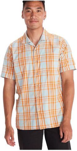 Marmot Men Men Muir Camp Novelty Shirt بأكمام قصيرة ، حجم كبير in Saudi Arabia