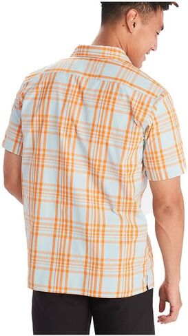 Marmot Men Men Muir Camp Novelty Shirt بأكمام قصيرة ، حجم كبير in Saudi Arabia