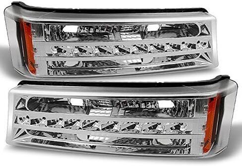 Akkon - لتشيفي سيلفرادو 1500 2500 3500 Avalanche LED مصابيح الوفير مصابيح الإشارة بدوره سوداء in Kuwait