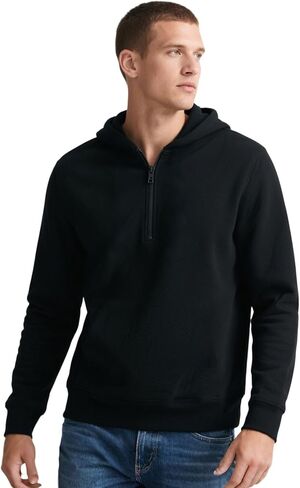 رجال هوديي ربع الرمز البريدي للبلوزات الصوف هوديز الصوف غير الرسمي قميص عرق مقلع للأكمام الرياضية الطويلة للرجال in Kuwait