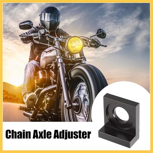 4pcs 15mm Universal Dia Hole Chain Adjuster Block Tensioner Black Metal for Motorcycle Auto Replacement Parts in Saudi Arabia