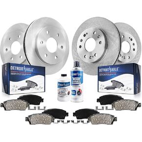 Detroit Axle - Brake Kit for Chevy GMC Silverado Sierra 1500 Tahoe Suburban Yukon XL Cadillac Escalade ESV Disc Brake Rotors Ceramic Brakes Pads Replacement Front and Rear in Saudi Arabia