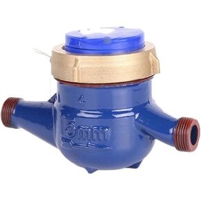 Water Meter Digital flowmeter Water Meter Heavy Duty Brass Flow Measure Tap Cold Water Meter Home Garden Wet Table Measuring Tools Water Measurement in Saudi Arabia
