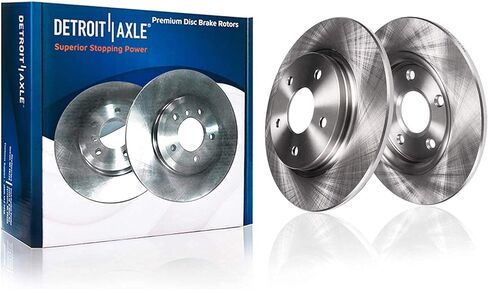 Detroit Axle - Brake Kit for Toyota Sienna Highlander Lexus RX350 RX450h Disc Brake Rotors Ceramic Brakes Pads Front and Rear Replacement : 12.91'' inch Front Rotor in Saudi Arabia
