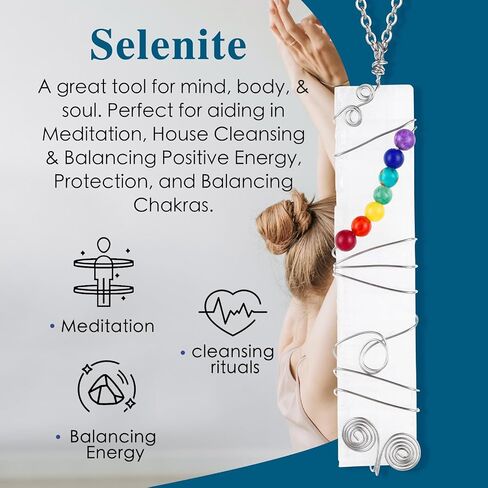 Stealthstone Selenite Crystal Wands ، White Healing Stone ، الجودة الممتازة رائعة جدًا بالنسبة لـ Wicca ، Reiki ، الشفاء ، حظًا سعيدًا وحماية in Saudi Arabia
