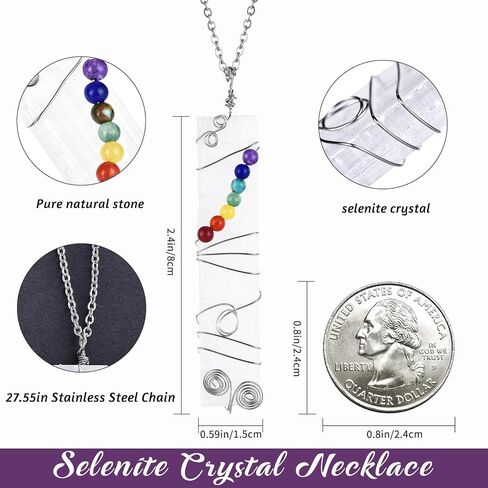 Stealthstone Selenite Crystal Wands ، White Healing Stone ، الجودة الممتازة رائعة جدًا بالنسبة لـ Wicca ، Reiki ، الشفاء ، حظًا سعيدًا وحماية in Saudi Arabia