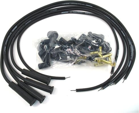 Pertronix 8044VW قاذف اللهب الأحمر العالمي 180 درجة 8 مم 4 سلك توصيل الإشعال in Saudi Arabia