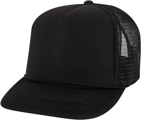OTTO Polyester Foam Front Youth 5 Panel High Crown Trucker Hat in Saudi Arabia