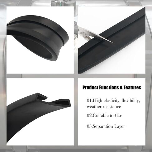 Fuel Tank Straps Isolators with 2.17" OD,EPDM Fuel Tank Strap Separator for Avoiding Metal Strap from Scratching Oil Tanks & Fixation,5.9Ft Semi Truck Accessories Fuels Tanks Isolator in Saudi Arabia