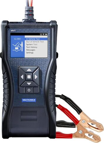 Midtronics MVT-100 Handheld Battery Tester, MDX-AI Powered, Fast & Accurate Diagnostics for 6V/12V Automotive, Marine, Power Sports, Heavy Duty Batteries, Rechargeable in Saudi Arabia