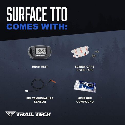 Trail Tech 742-EF4 TTO Digital Digital Gauge 7mm Clasiator Fin Sensor in Kuwait