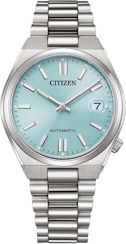 CITIZEN NJ0200 Women's Automatic Watch with Stainless Steel Link Strap 37 mm Sapphire Glass Date Ice Blue in Saudi Arabia