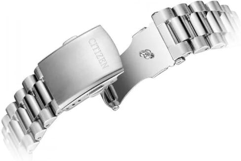 CITIZEN NJ0200 Women's Automatic Watch with Stainless Steel Link Strap 37 mm Sapphire Glass Date Ice Blue in Saudi Arabia