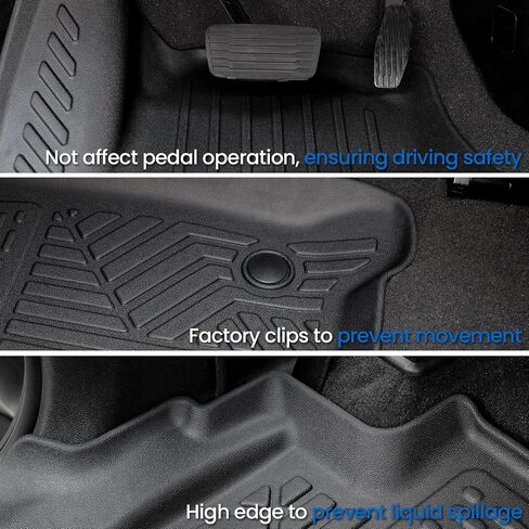 Cargo Mat Backrest Mats for 2021-2024 2025 Chevrolet Chevy Suburban/GMC Yukon XL SUV Car Mat Accessories, All Weather TPE Trunk Cargo Liner for LT Z71 RST (Cargo Mat+3rd Row Backrest Mat) in Kuwait