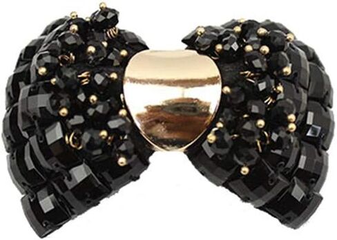 1 Pair Bow Shoes Clips Accessories Decorative Shoe Clip Rhinestones Crystal Shoe Charms for Women Wedding Prom Party in Saudi Arabia