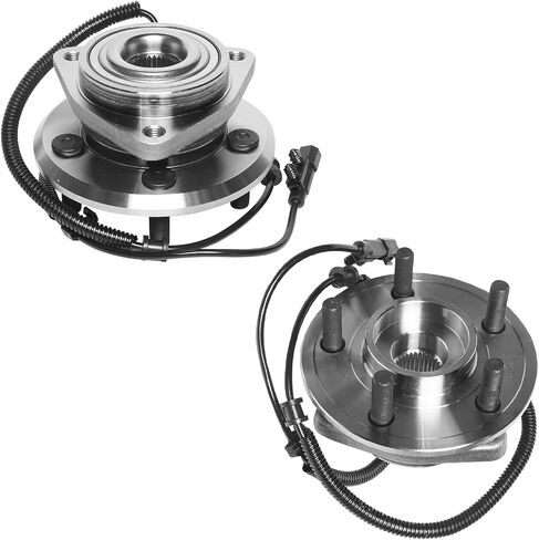 Detroit Axle - 2 Front Wheel Bearing Hubs for 08-12 Jeep Liberty 07-11 Dodge Nitro, Bearing Hubs 2008 2009 2010 2011 Replacement Wheel Bearing and Hubs Assembly Set in Saudi Arabia