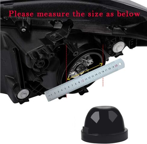 80mm Rubber Seal Light Housing Cap Headlight Dustcover,H4 Headlight Dust Cover Housing Cap for Honda for Toyota for VW for Kia for Nissan for Hyundai for Ford etc,Pack of 2 in Saudi Arabia