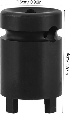 Ciieeo Locking Lug Nut Extractor Tool Four-prong Socket for Stuck Nut Removal Heavy-duty Design for Efficient Tire Maintenance and Repairs in Saudi Arabia