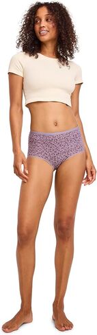 Jockey Women Women Intelder Cotton Stretch Logo Modern - 3 Pack in Kuwait