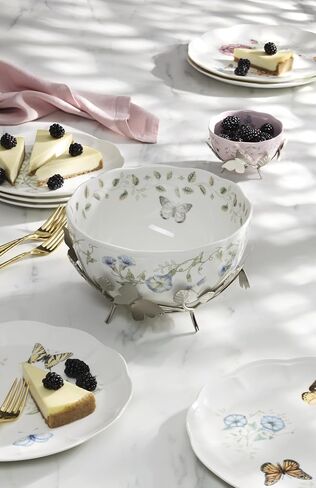 Lenox 897926 Butterfly Meadow 25th Anniversary Bowl With Stand in Saudi Arabia
