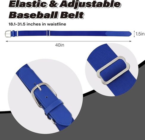 Teen Youth Baseball Socks Boys Teens Softball Socks and Belt Set for Baseball,Soccer.(1 Sock with 1 Belt). in Saudi Arabia