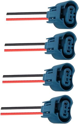 BlyilyB 4-Pack 9005 9006 HB3 HB4 Male Adapter Wiring Harness Sockets Wire Connector in Kuwait