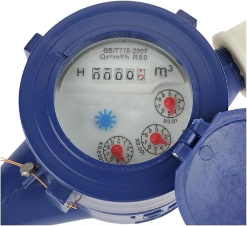 Water Meter Digital flowmeter Cold Water Meter 15mm Inch Rotation Function Water Flow Meter with Fittings Garden Home Usage in Saudi Arabia