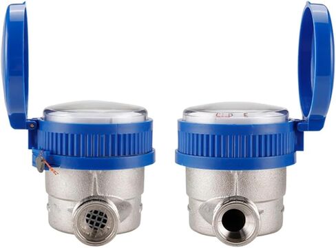 Water Meter Digital flowmeter Water Meter Flow Measure Tap Cold Water Meter Home Garden Pointer Measuring Tool in Saudi Arabia