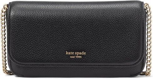 محفظة Kate Spade New York النسائية من الجلد Ava Pebbled بسلسلة قلابة، رق، يمكن حملها مقاس 20 بوصة in Kuwait