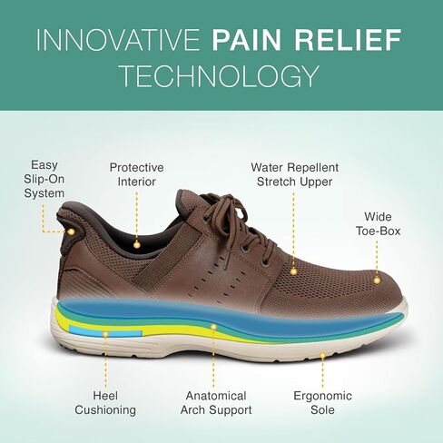 Orthofeet Men's Orthopedic Siron Hands-Free Casual Shoe in Saudi Arabia