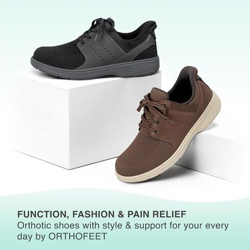 Orthofeet Men's Orthopedic Siron Hands-Free Casual Shoe in Saudi Arabia