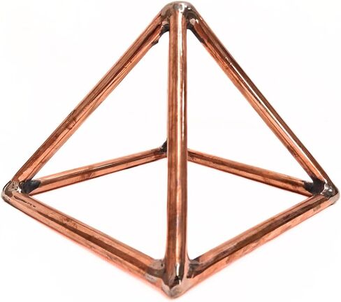 JET Energized Vastu Helix TRIANGLE SHAPE Energy Home Office Activate Balance SOUTH-EASTCorner Decor Spiritual Energy Evil Eye Protection (Copper Triangle Helix) in Kuwait