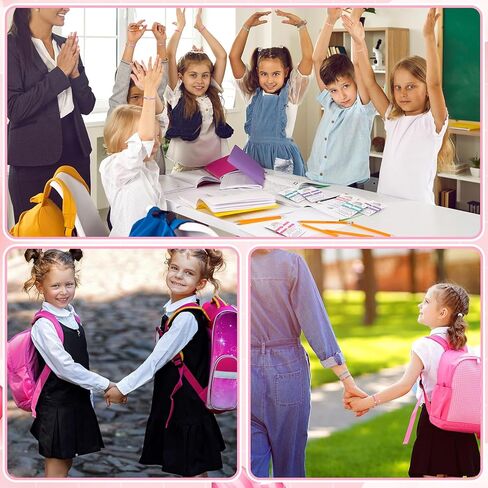 24 مجموعة العودة إلى الأساور المدرسية اليوم الأول من هدايا المدارس مطابقة أم القلب و ME WISH in Kuwait