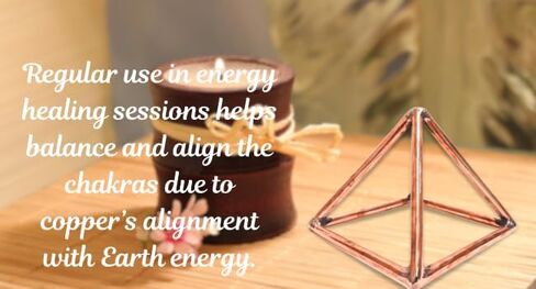 JET Energized Vastu Helix TRIANGLE SHAPE Energy Home Office Activate Balance SOUTH-EASTCorner Decor Spiritual Energy Evil Eye Protection (Copper Triangle Helix) in Kuwait