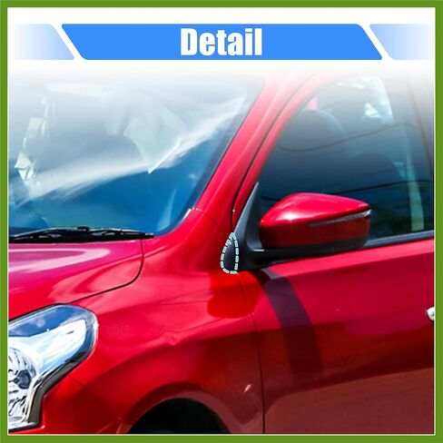 1 Pair Front Left and Right Mirror Corner Triangle Fender Cover Rearview Triangle Trim Panel for Nissan Versa 1.6L at Sedan S 96318-3BA0A 96319-3BA0A Vehicle Components in Saudi Arabia