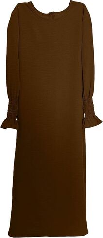 Muslim Dress for Girls Islamic Prayer Abaya Long Sleeve Chiffon Kaftan Robe Maxi Dresses Kids Ramadan Dubai Outfit in Kuwait