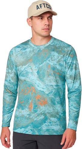 RealTree Xtreme قمصان الصيد Camo | UPF 50 UV Protection 4 Way Trughable Long Sleeve Usisex Crewneck Tee in Kuwait