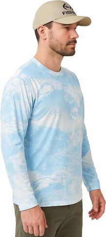 RealTree Xtreme قمصان الصيد Camo | UPF 50 UV Protection 4 Way Trughable Long Sleeve Usisex Crewneck Tee in Kuwait