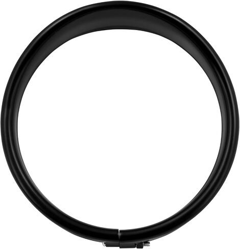 HDBUBALUS 5.75 Inch Visor Headlight Trim Ring 5 3/4" Head Lamp Decorative Ring Fit for Harley Sportster 883 1200 Forty Eight Dyna Softail Chrome 1 Pc in Saudi Arabia