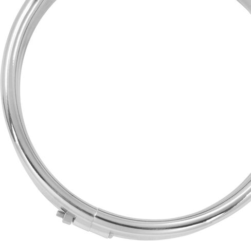 HDBUBALUS 5.75 Inch Visor Headlight Trim Ring 5 3/4" Head Lamp Decorative Ring Fit for Harley Sportster 883 1200 Forty Eight Dyna Softail Chrome 1 Pc in Saudi Arabia