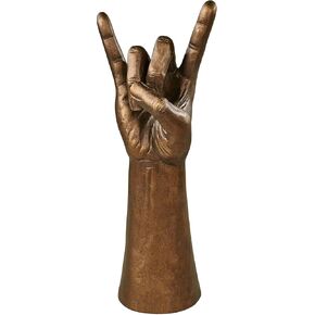 Full Arm 'Rock On!' Stone Statue in Saudi Arabia
