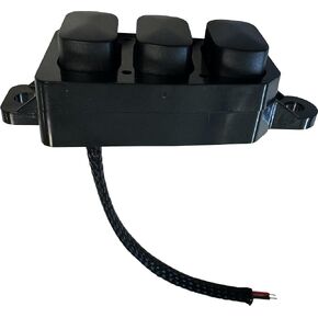 Kustom Cycle Parts Auxillary Switch Kit متوافقة مع طرازات Harley Davidson Touring 2014-2023. أزرار نظرة الأسهم. (ثلاثة أزرار إغلاق) in Kuwait