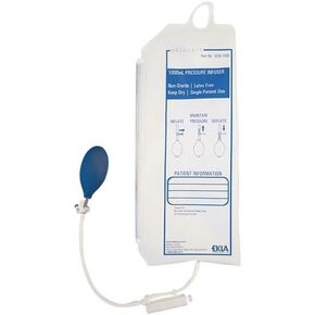 Ekla Pressure Infuser Bag, Mesh (1000cc), White in Saudi Arabia