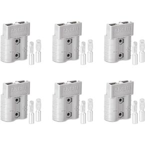 Battery Quick Disconnect Connector 50A Anderson SB50 -Waterproof Plug with Silver Contacts for Solar System/Winch/Truck/Forklift (6Pcs) in Saudi Arabia
