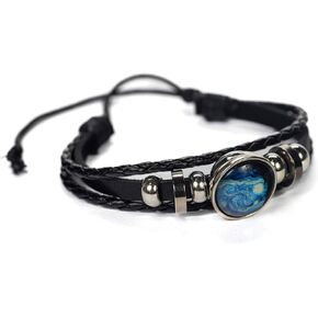 Leather Bracelet - Starry Night in Saudi Arabia