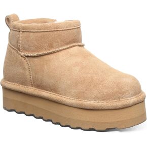 Bearpaw Retro Shorty Youth Boot | شباب الحذاء في الكاحل | زلة الشباب على الحذاء | الحذاء الشتوي مريح in Kuwait