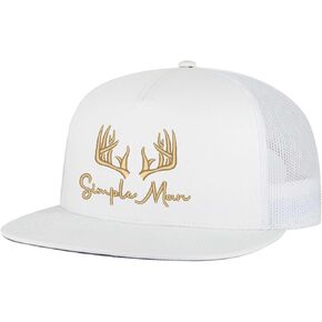 The Goozler Simple Man Outdoors Unisex Adjustable Snap Back Embroidered Hat Mens Womens Hunting Fishing Cap in Kuwait