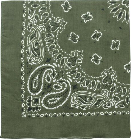ARMYU Classic Trainmen Paisley Bandanas, Military Army Head Scarf Do-rag Cotton Bandanna Cover Biker Rags in Saudi Arabia