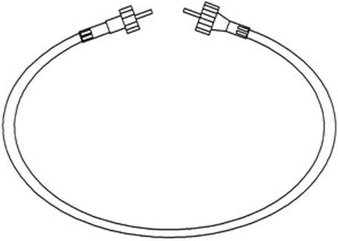 RAParts C7NN17365A Tachometer Proofmeter Drive Cable Fits Ford Tractor 2000 3000 4000 3 in Saudi Arabia